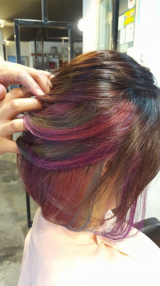Secret color with #HairManicure