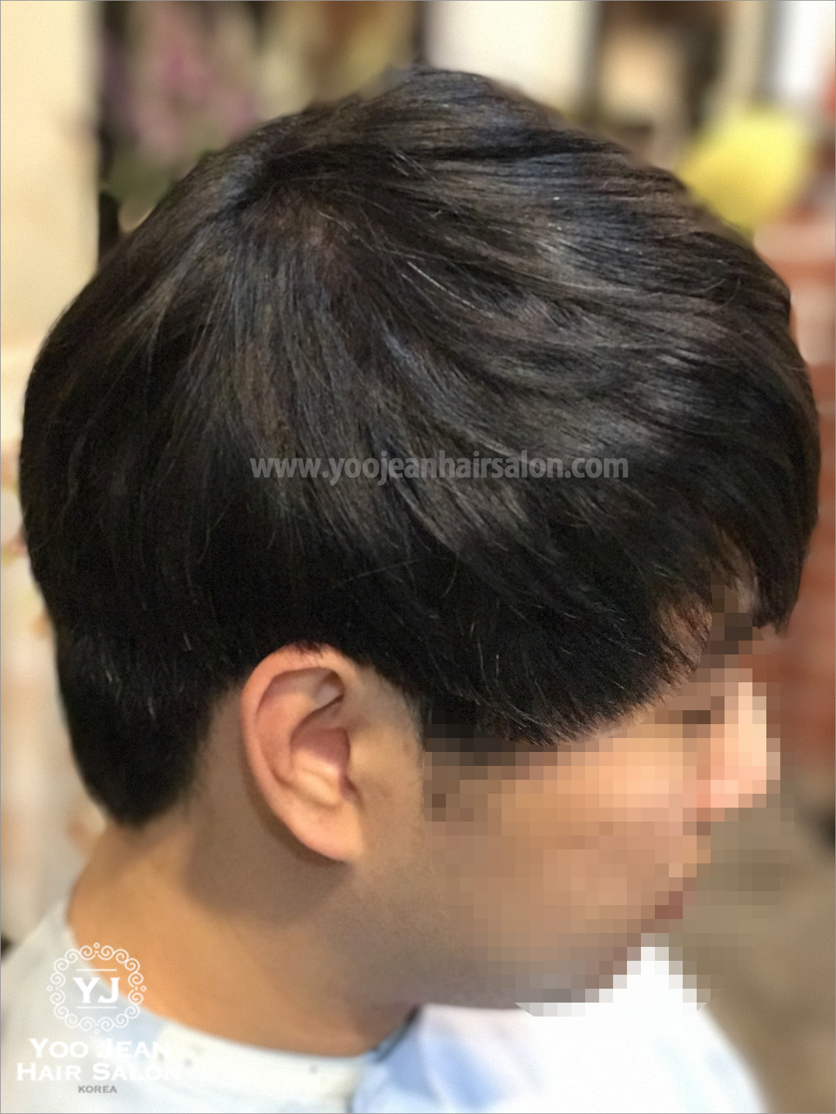 Volume Rebonding for Man Yoo Jean Korean Hair Salon Kuala Lumpur