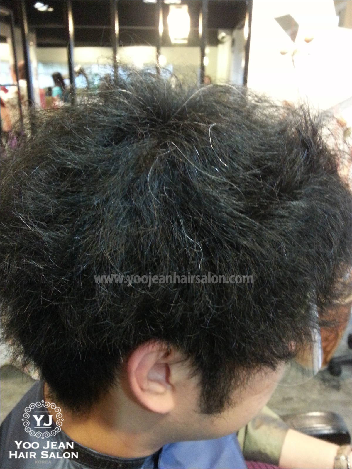 Volume Rebonding for Man Yoo Jean Korean Hair Salon Kuala Lumpur