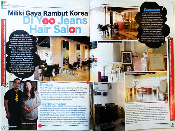 'KLIK' Magazine - Yoo Jean Hair Salon