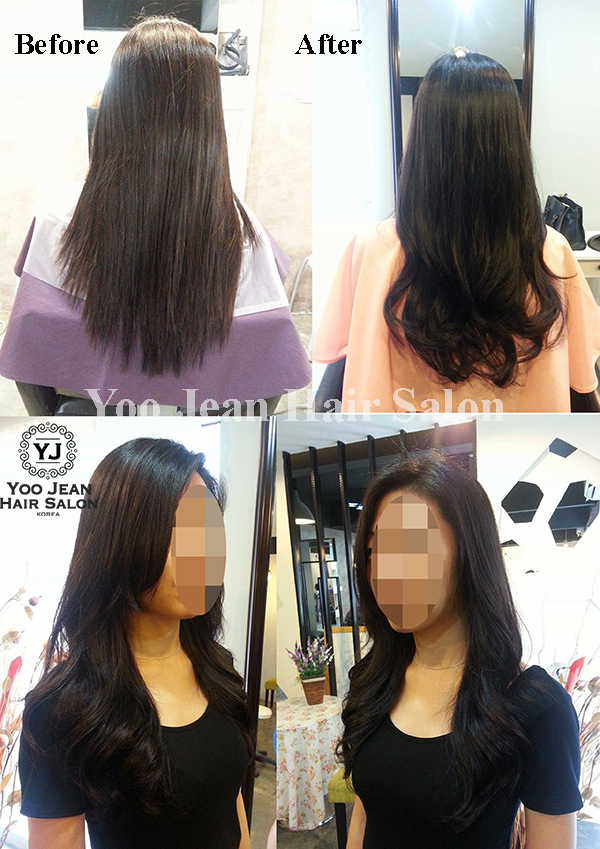 Digital Perm on straight hair