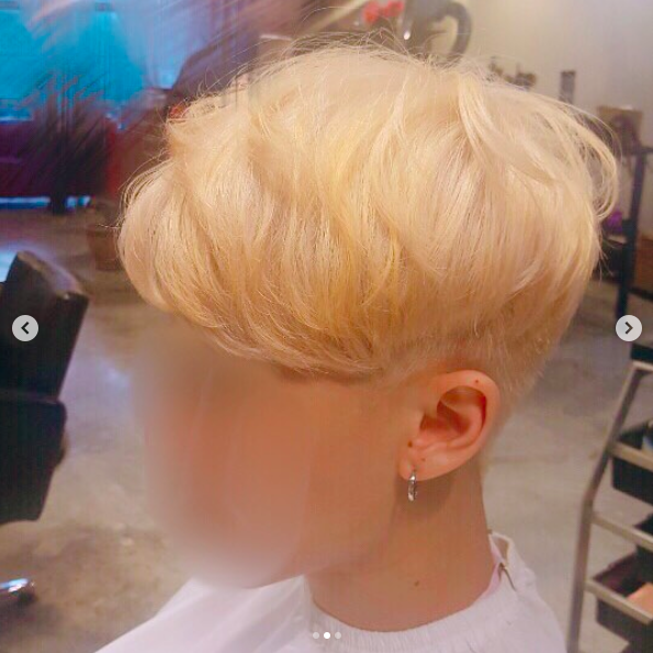 Men's blonde color